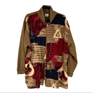Vintage Graphic Lightweight Jacket Size 2X